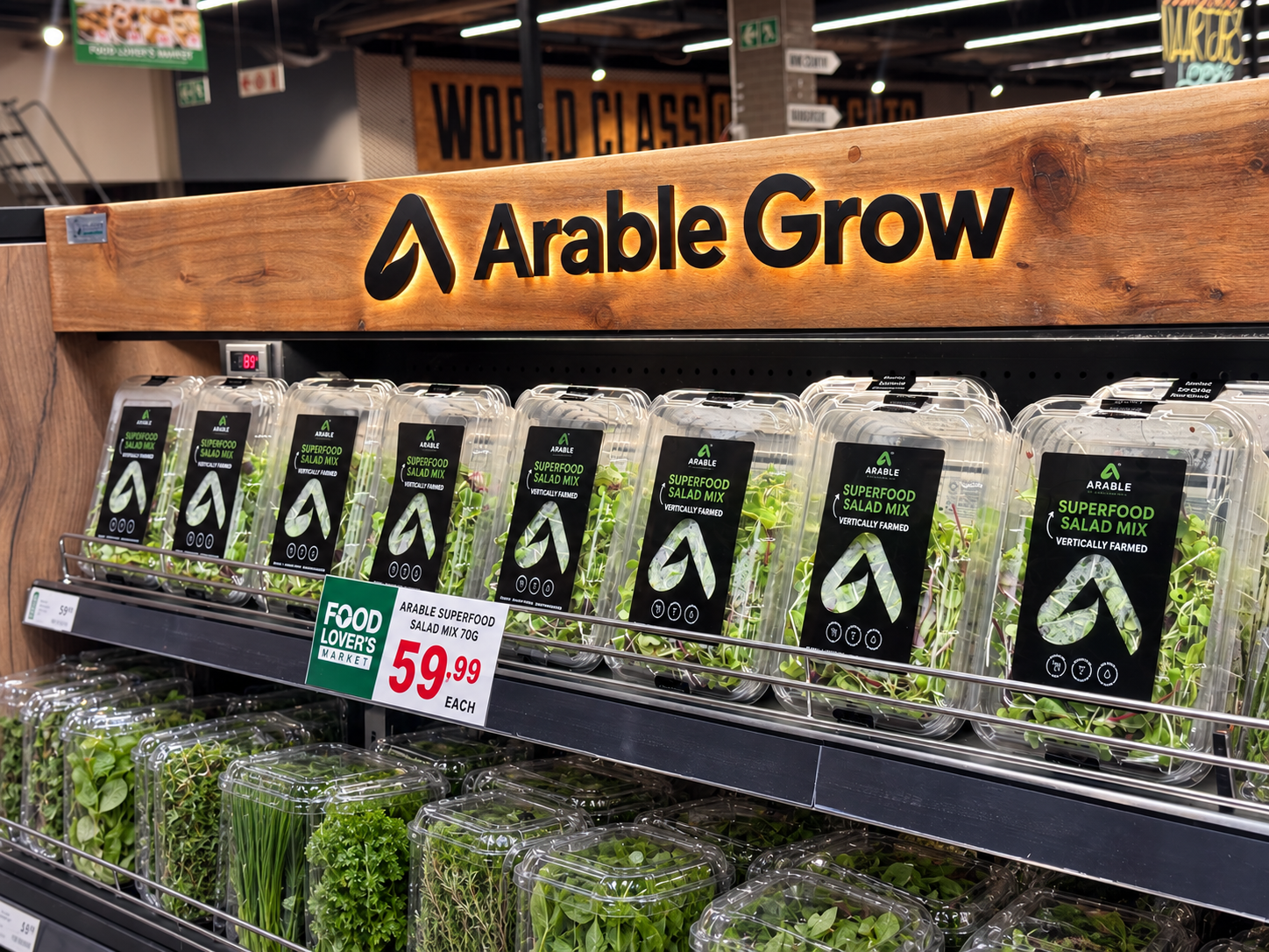 Arable Superfood Salad Mix in retail